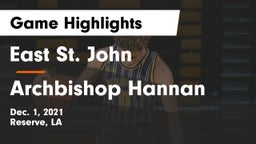 East St. John  vs Archbishop Hannan  Game Highlights - Dec. 1, 2021