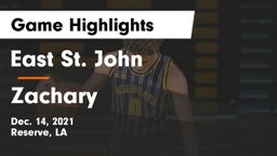East St. John  vs Zachary Game Highlights - Dec. 14, 2021