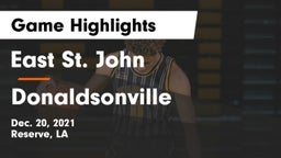 East St. John  vs Donaldsonville  Game Highlights - Dec. 20, 2021