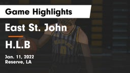 East St. John  vs H.L.B Game Highlights - Jan. 11, 2022