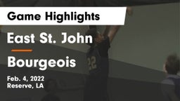East St. John  vs Bourgeois  Game Highlights - Feb. 4, 2022