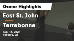 East St. John  vs Terrebonne  Game Highlights - Feb. 11, 2022