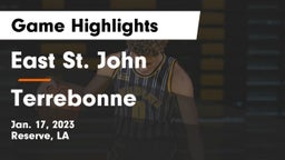 East St. John  vs Terrebonne Game Highlights - Jan. 17, 2023