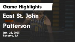 East St. John  vs Patterson Game Highlights - Jan. 25, 2023