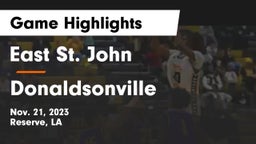 East St. John  vs Donaldsonville  Game Highlights - Nov. 21, 2023