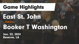East St. John  vs Booker T Washington  Game Highlights - Jan. 22, 2024