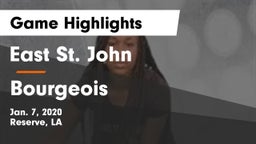 East St. John  vs Bourgeois  Game Highlights - Jan. 7, 2020