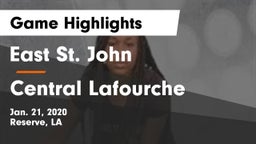 East St. John  vs Central Lafourche  Game Highlights - Jan. 21, 2020