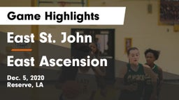 East St. John  vs East Ascension  Game Highlights - Dec. 5, 2020