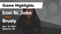 East St. John  vs Brusly Game Highlights - Jan. 18, 2021
