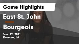East St. John  vs Bourgeois  Game Highlights - Jan. 29, 2021