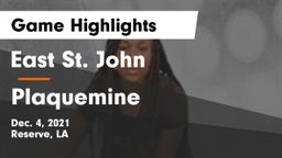 East St. John  vs Plaquemine  Game Highlights - Dec. 4, 2021