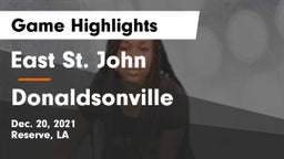 East St. John  vs Donaldsonville  Game Highlights - Dec. 20, 2021
