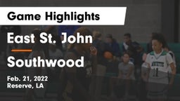East St. John  vs Southwood Game Highlights - Feb. 21, 2022