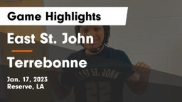 East St. John  vs Terrebonne  Game Highlights - Jan. 17, 2023