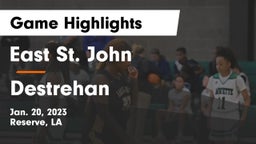 East St. John  vs Destrehan  Game Highlights - Jan. 20, 2023