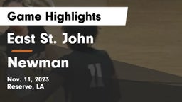 East St. John  vs Newman  Game Highlights - Nov. 11, 2023