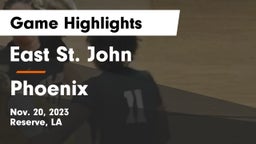 East St. John  vs Phoenix  Game Highlights - Nov. 20, 2023