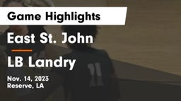 East St. John  vs LB Landry Game Highlights - Nov. 14, 2023