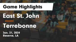 East St. John  vs Terrebonne Game Highlights - Jan. 21, 2024