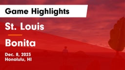 St. Louis  vs Bonita  Game Highlights - Dec. 8, 2023