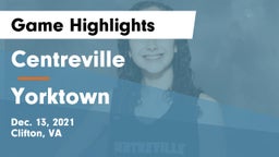 Centreville  vs Yorktown  Game Highlights - Dec. 13, 2021