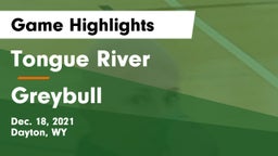 Tongue River  vs Greybull  Game Highlights - Dec. 18, 2021