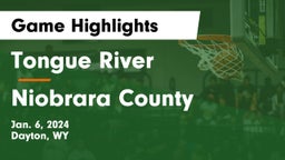 Tongue River  vs Niobrara County  Game Highlights - Jan. 6, 2024