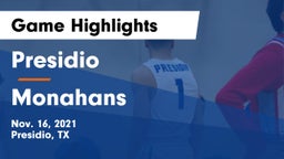 Presidio  vs Monahans Game Highlights - Nov. 16, 2021