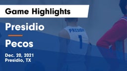 Presidio  vs Pecos  Game Highlights - Dec. 20, 2021