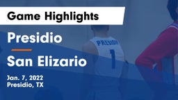 Presidio  vs San Elizario  Game Highlights - Jan. 7, 2022