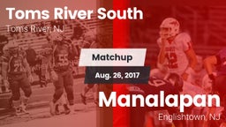 Matchup: Toms River South vs. Manalapan  2017