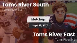 Matchup: Toms River South vs. Toms River East  2017