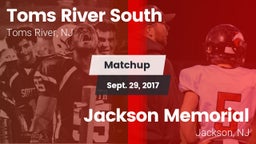 Matchup: Toms River South vs. Jackson Memorial  2017