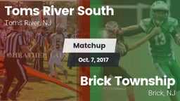 Matchup: Toms River South vs. Brick Township  2017