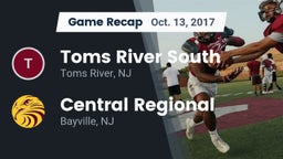 Recap: Toms River South  vs. Central Regional  2017