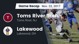 Recap: Toms River South  vs. Lakewood  2017