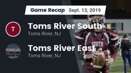 Recap: Toms River South  vs. Toms River East  2019