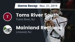 Recap: Toms River South  vs. Mainland Regional  2019