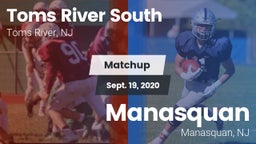 Matchup: Toms River South vs. Manasquan  2020