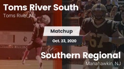 Matchup: Toms River South vs. Southern Regional  2020