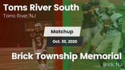 Matchup: Toms River South vs. Brick Township Memorial  2020