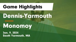 Dennis-Yarmouth  vs Monomoy  Game Highlights - Jan. 9, 2024