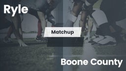 Matchup: Ryle  vs. Boone County  2016