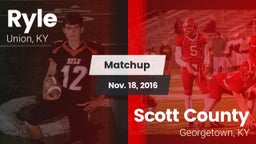 Matchup: Ryle  vs. Scott County  2016