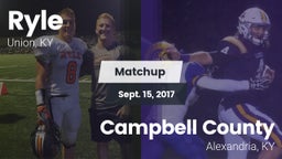Matchup: Ryle  vs. Campbell County  2017