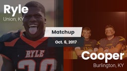 Matchup: Ryle  vs. Cooper  2017