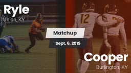 Matchup: Ryle  vs. Cooper  2019