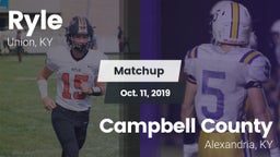 Matchup: Ryle  vs. Campbell County  2019