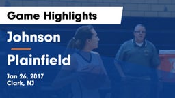 Johnson  vs Plainfield  Game Highlights - Jan 26, 2017